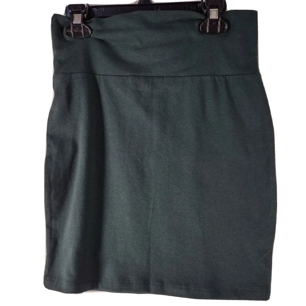 Charlotte Russe Skirt Girls Youth Missy Size Large Army Green NEW with Tags